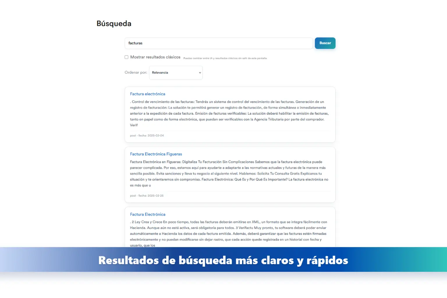 Ayuda a tus visitantes a llegar antes a la respuesta correcta